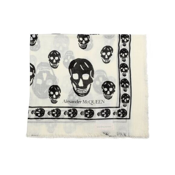 Skull Silk Scarf - Picture 4 of 5